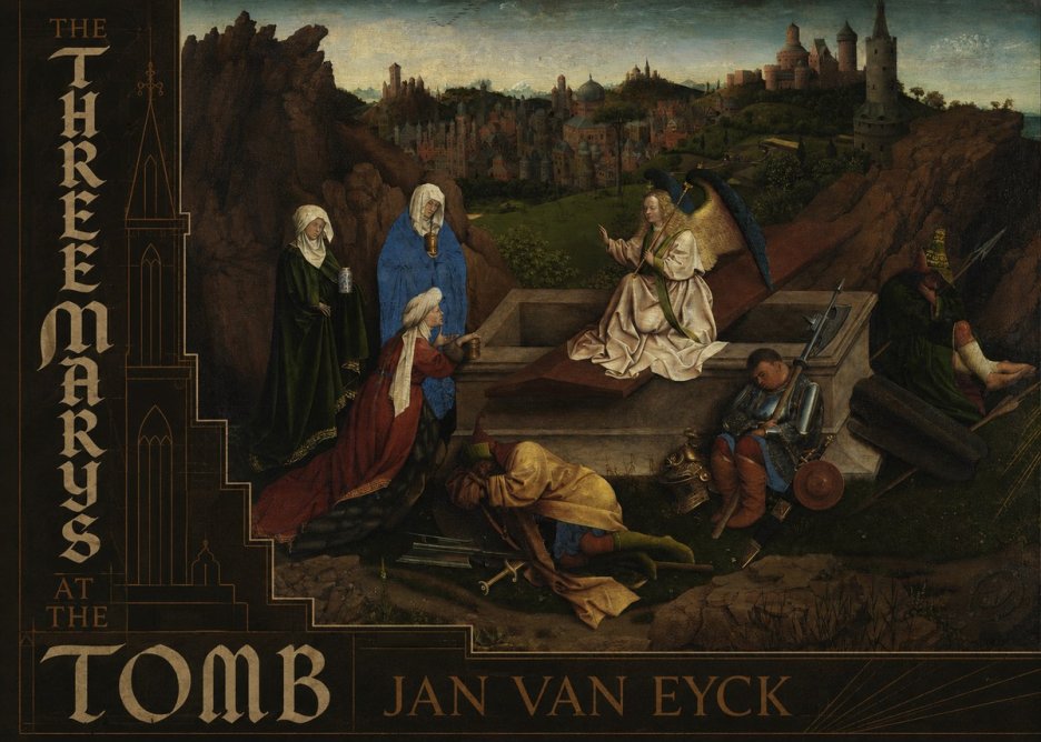 Jan van Eyck The Three Marys at the Tomb No6 - Affiche