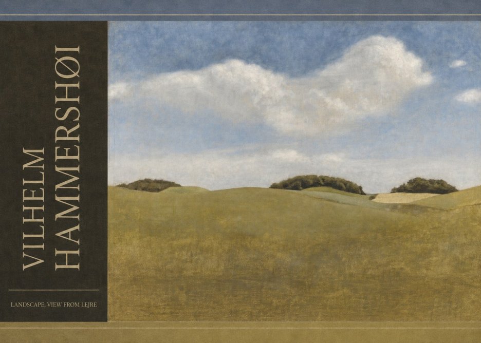 Vilhelm Hammershøi Landscape, View from Lejre No4 - Affiche