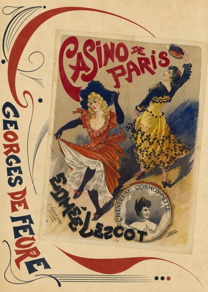 Georges de Feure Edmée Lescot No2 - Affiche