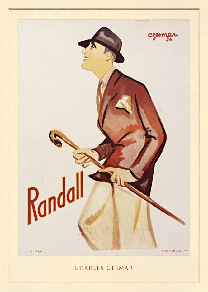 Charles Gesmar Randall II No4 - Affiche