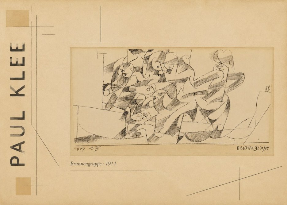 Paul Klee Brunnengruppe No3 - Affiche