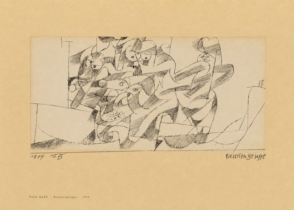 Paul Klee Brunnengruppe No6 - Affiche