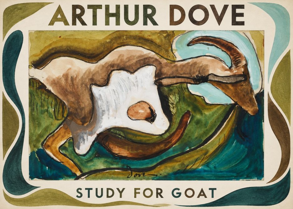Arthur Dove Study for Goat No1 - Affiche