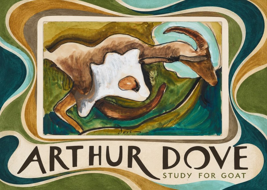 Arthur Dove Study for Goat No6 - Affiche