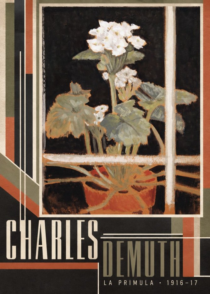 Charles Demuth La Primula No5 - Affiche