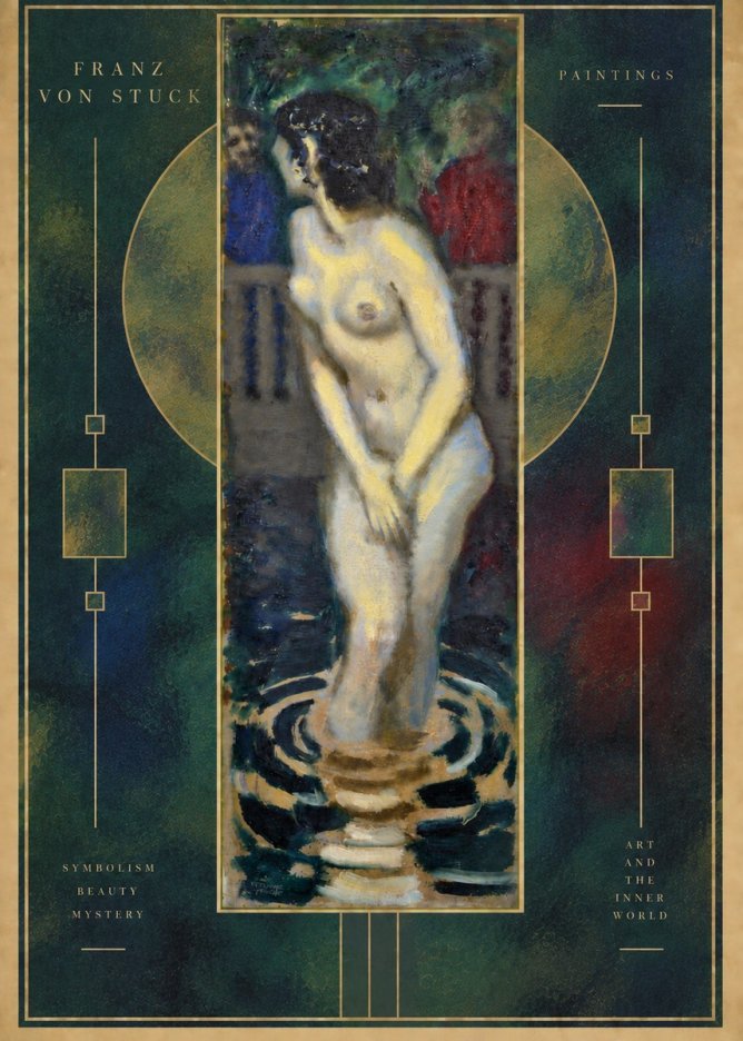 Franz von Stuck The Bather No6 - Affiche