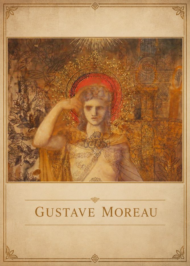 Gustave Moreau The Messenger No1 - Affiche