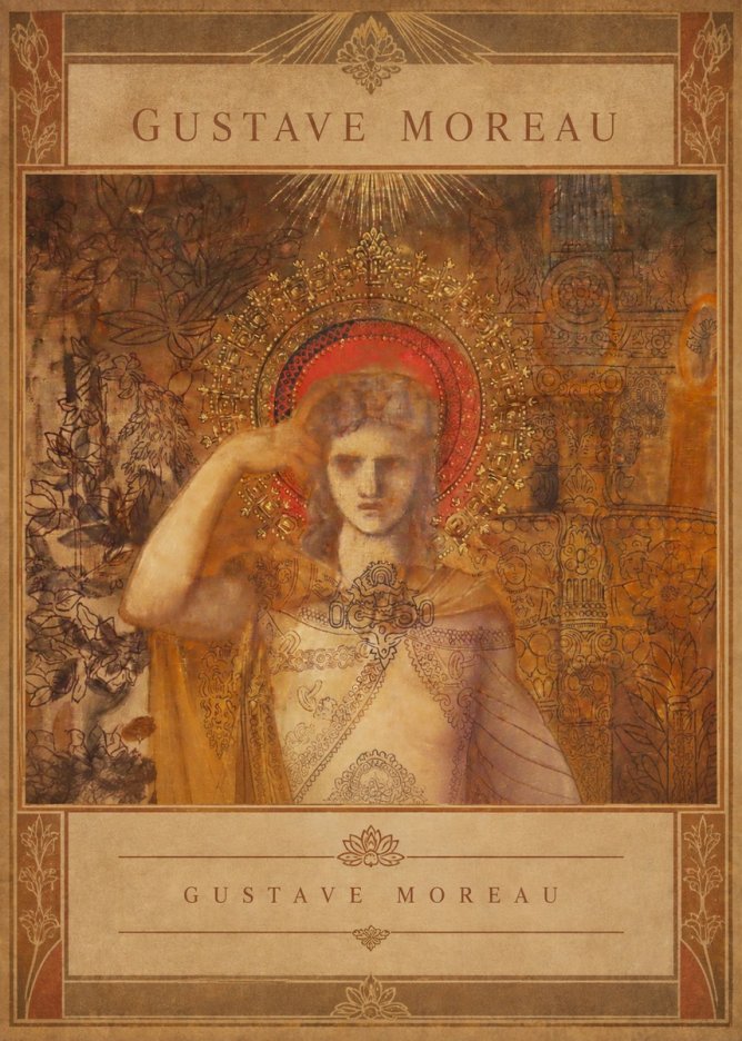 Gustave Moreau The Messenger No2 - Affiche