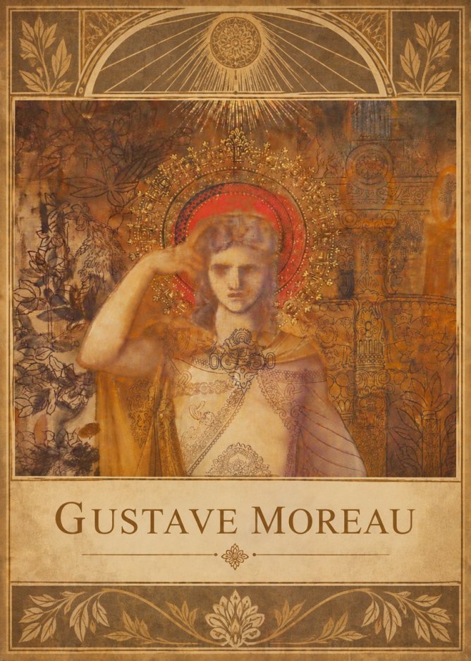 Gustave Moreau The Messenger No6 - Affiche