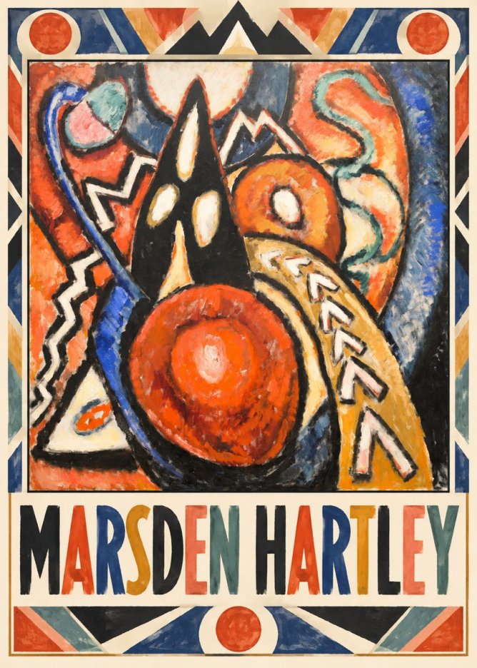 Marsden Hartley Marsden Hartley No1 - Affiche