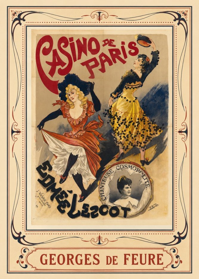 Georges de Feure Edmée L'escot No1 - Affiche