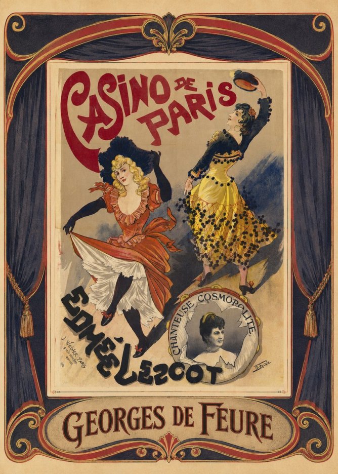 Georges de Feure Edmée L'escot No5 - Affiche