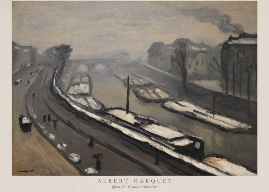 Albert Marquet Quai Des Grands-augustins No6 - Affiche