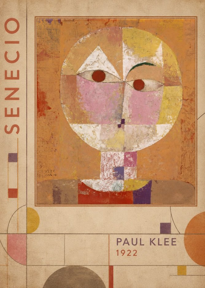 Paul Klee Senecio No2 - Affiche