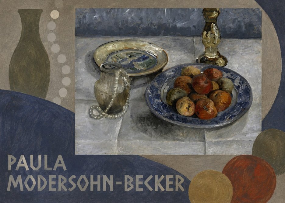 Paula Modersohn-Becker Still Life with Candlestick, Pitcher, and Fruit No5 - Affiche