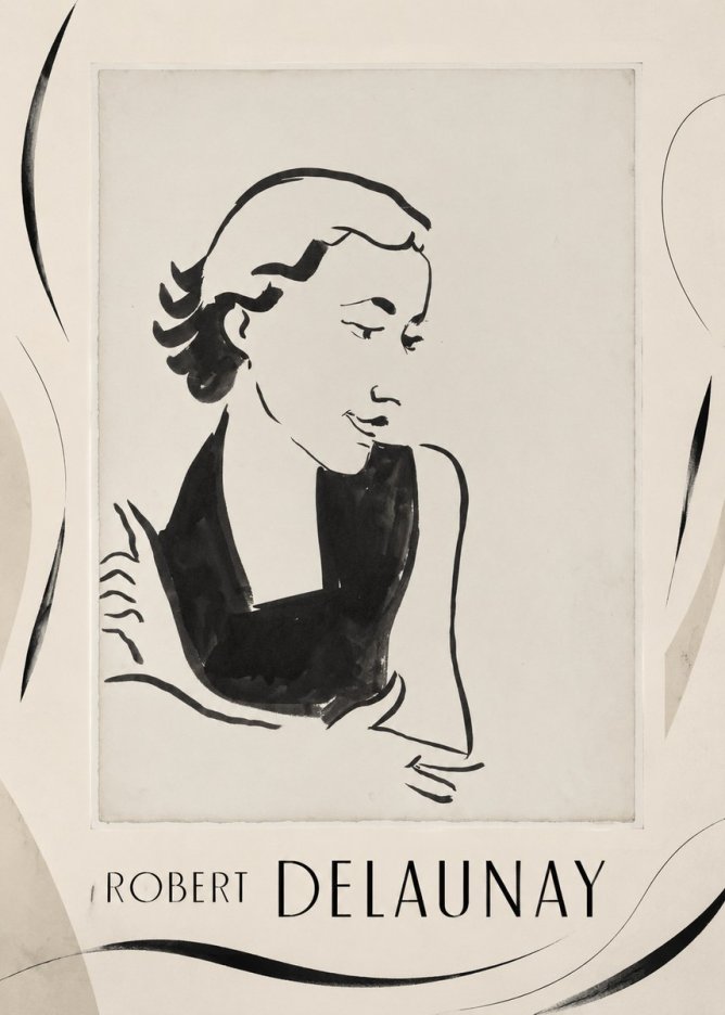 Robert Delaunay Figure Study No5 - Affiche