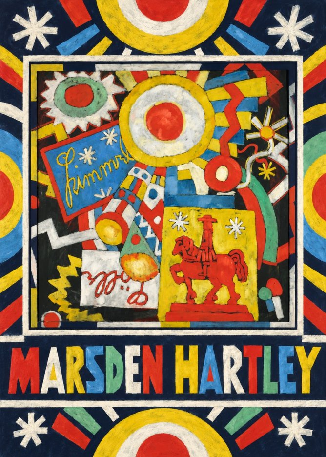Marsden Hartley Himmel Lille No3 - Affiche