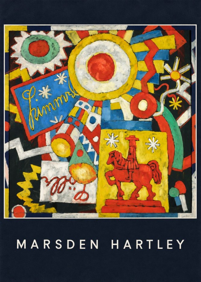 Marsden Hartley Himmel Lille No6 - Affiche