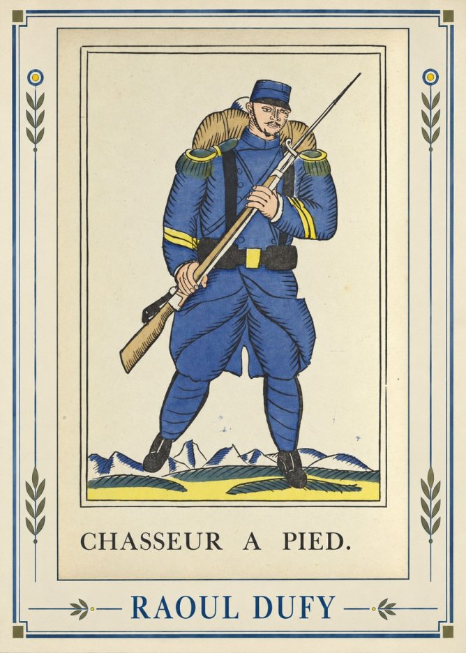 Raoul Dufy Chasseur a Pied. No1 - Affiche