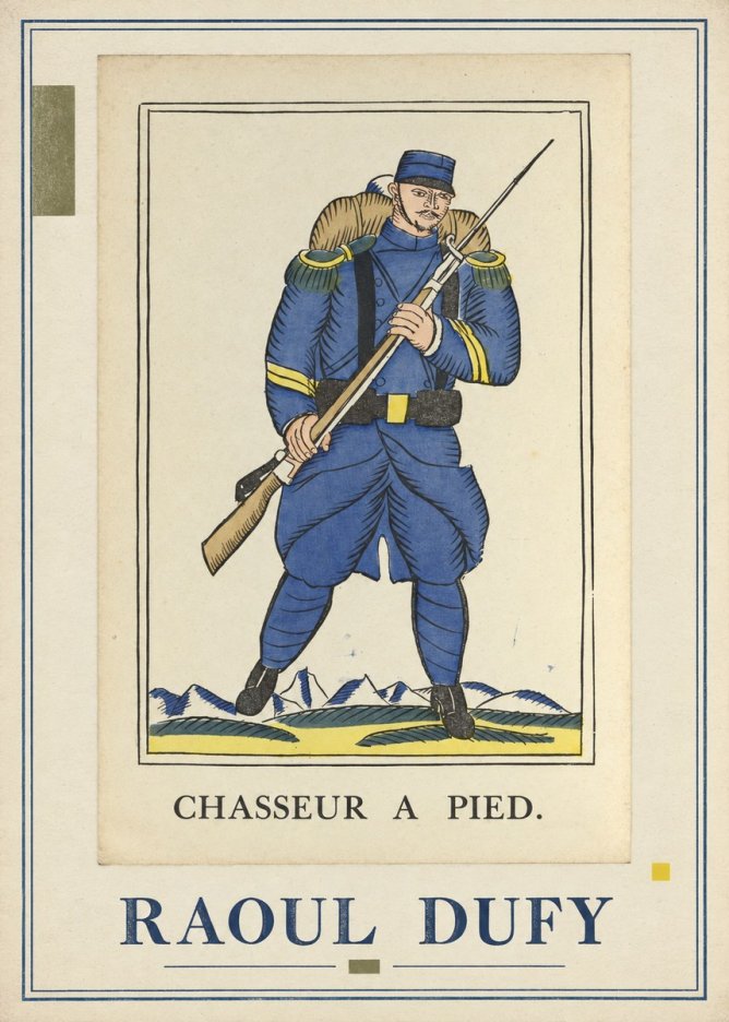 Raoul Dufy Chasseur a Pied. No4 - Affiche