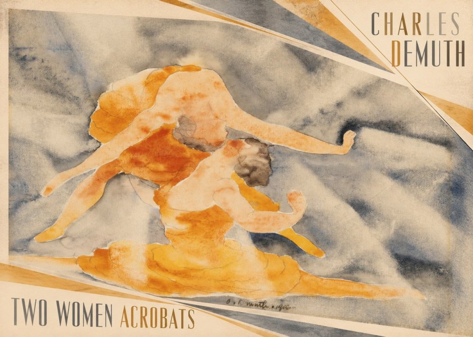Charles Demuth Two Women Acrobats No2 - Affiche