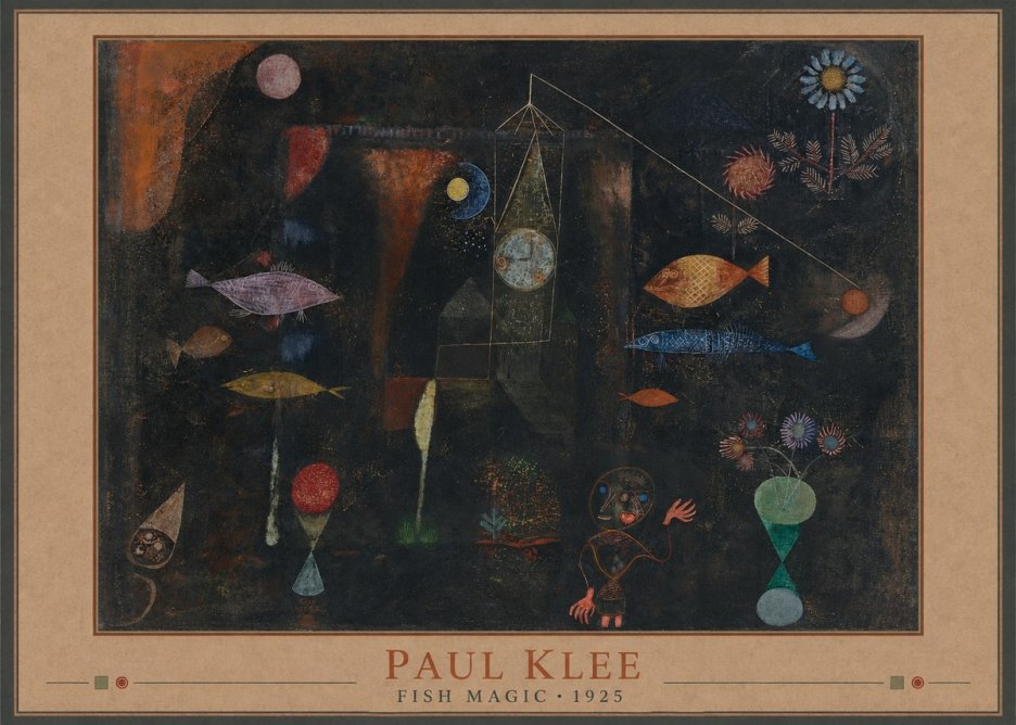 Paul Klee Fish Magic I No1 - Affiche
