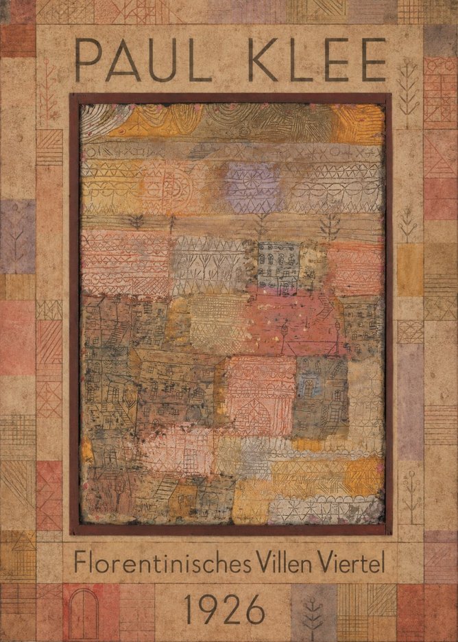 Paul Klee Florentinisches Villen Viertel No1 - Affiche