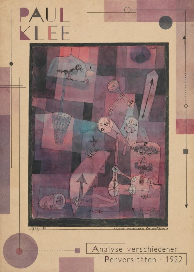 Paul Klee Analyse Verschiedener Perversitäten No6 - Affiche