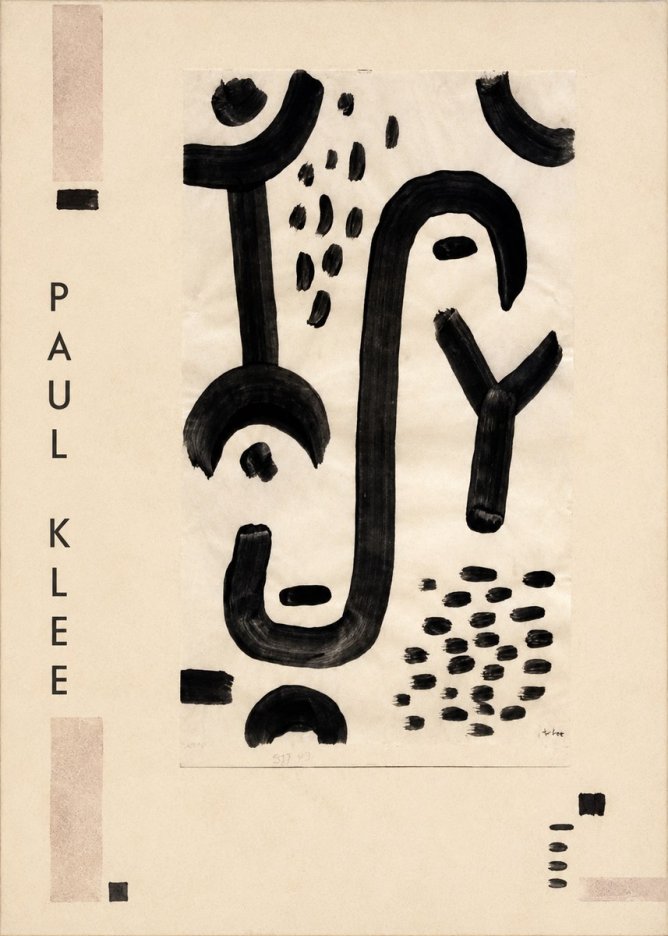 Paul Klee Face of the Goddess No2 - Affiche