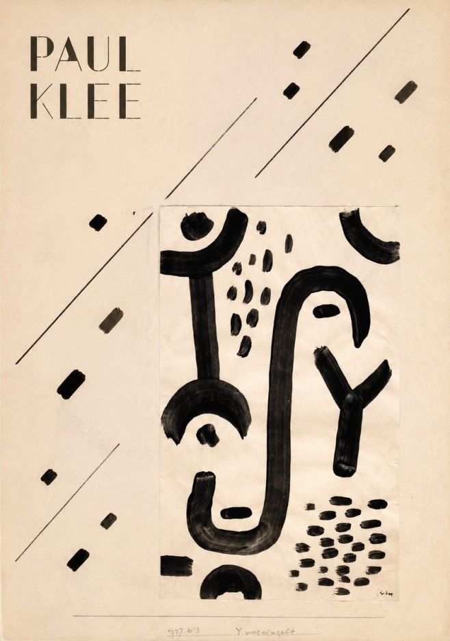 Paul Klee Face of the Goddess No6 - Affiche