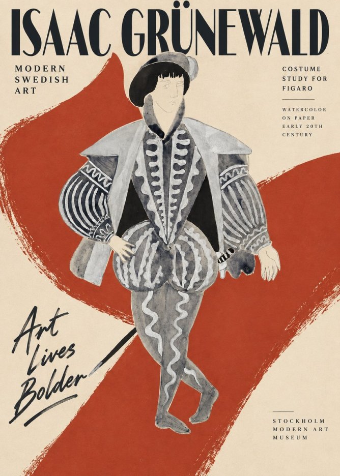 Isaac Grünewald Figaro II No2 - Affiche