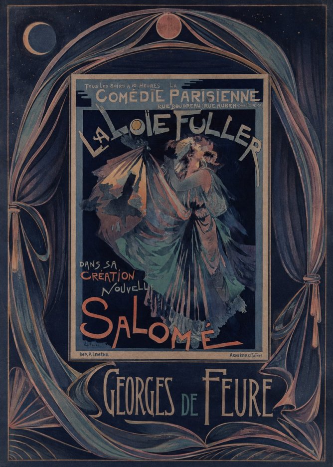 Georges de Feure La Loïe Fuller - Salomé II No4 - Affiche