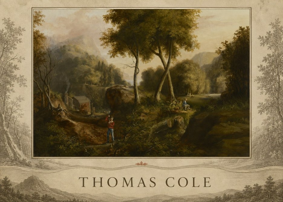 Thomas Cole The Hunter's Return I No3 - Affiche