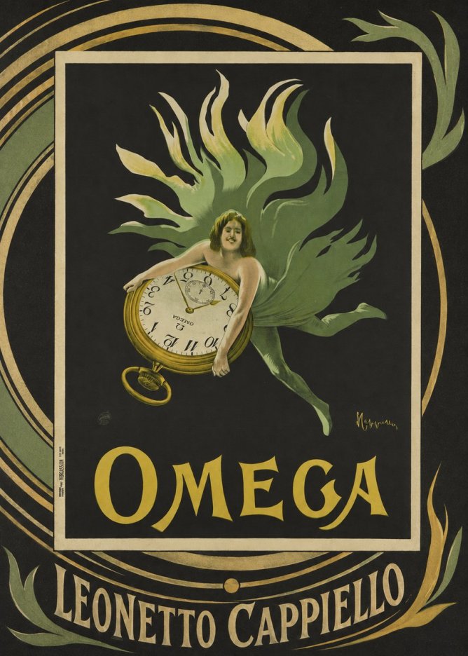 Leonetto Cappiello Omega No4 - Affiche