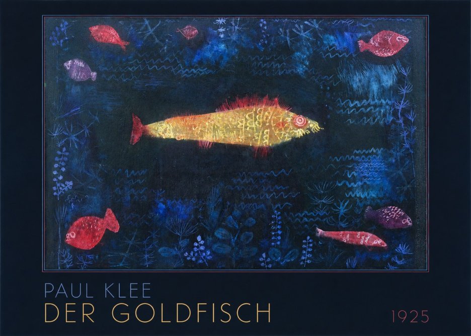 Paul Klee Der Goldfisch No3 - Affiche