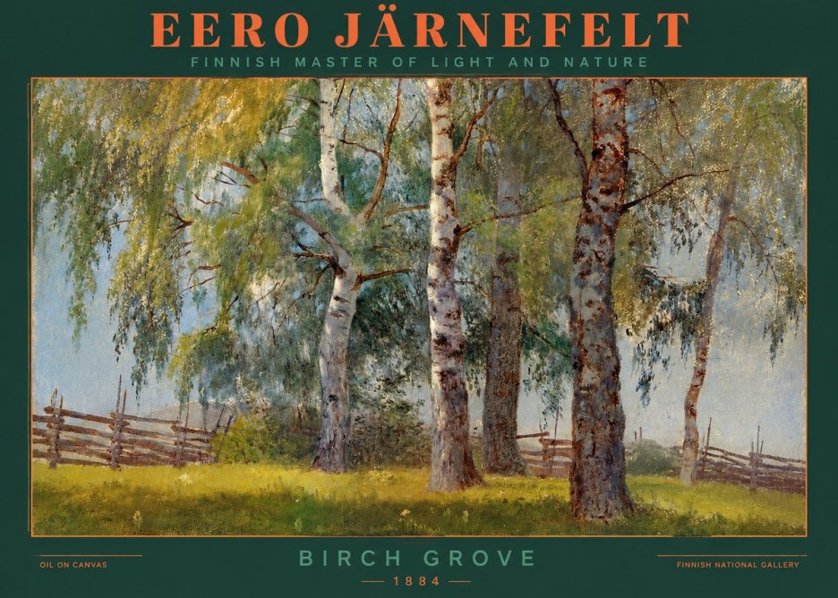 Eero Järnefelt Birch Grove No2 - Affiche