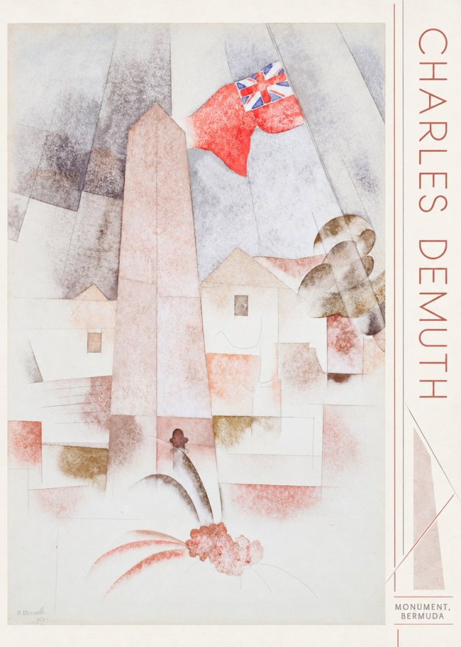 Charles Demuth Monument, Bermuda No2 - Affiche