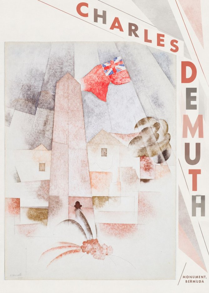 Charles Demuth Monument, Bermuda No5 - Affiche