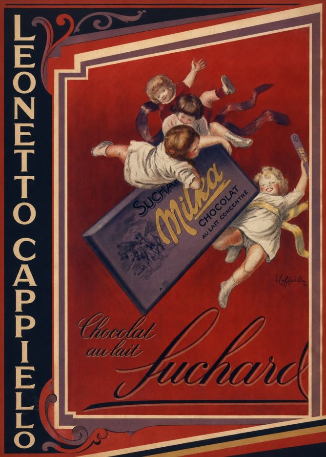 Leonetto Cappiello Suchard Milka Chocolat No2 - Affiche