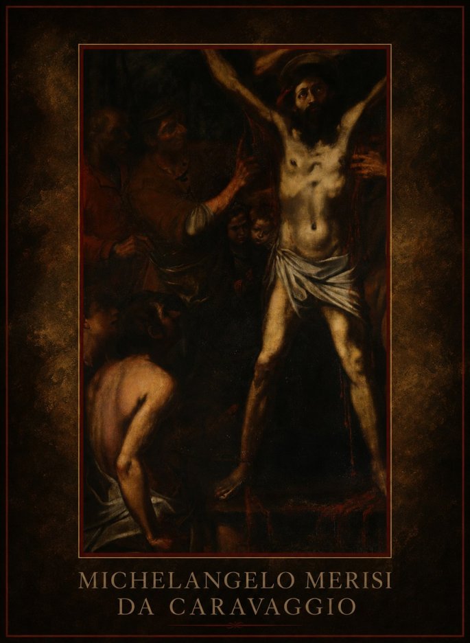 Michelangelo Merisi da Caravaggio The Crucifixion of Saint Peter III No1 - Affiche