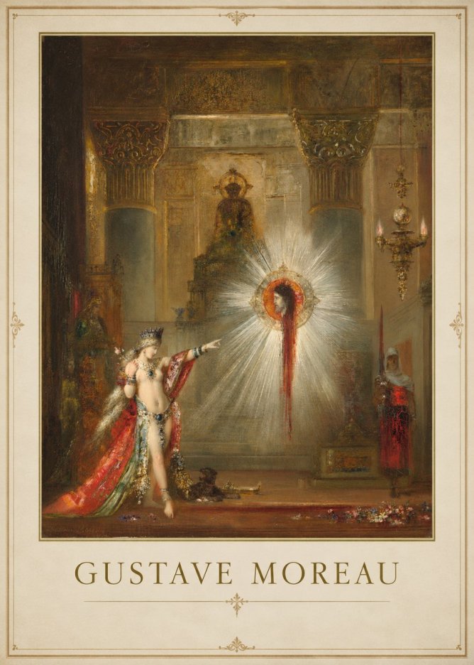 Gustave Moreau The Apparition II No1 - Affiche