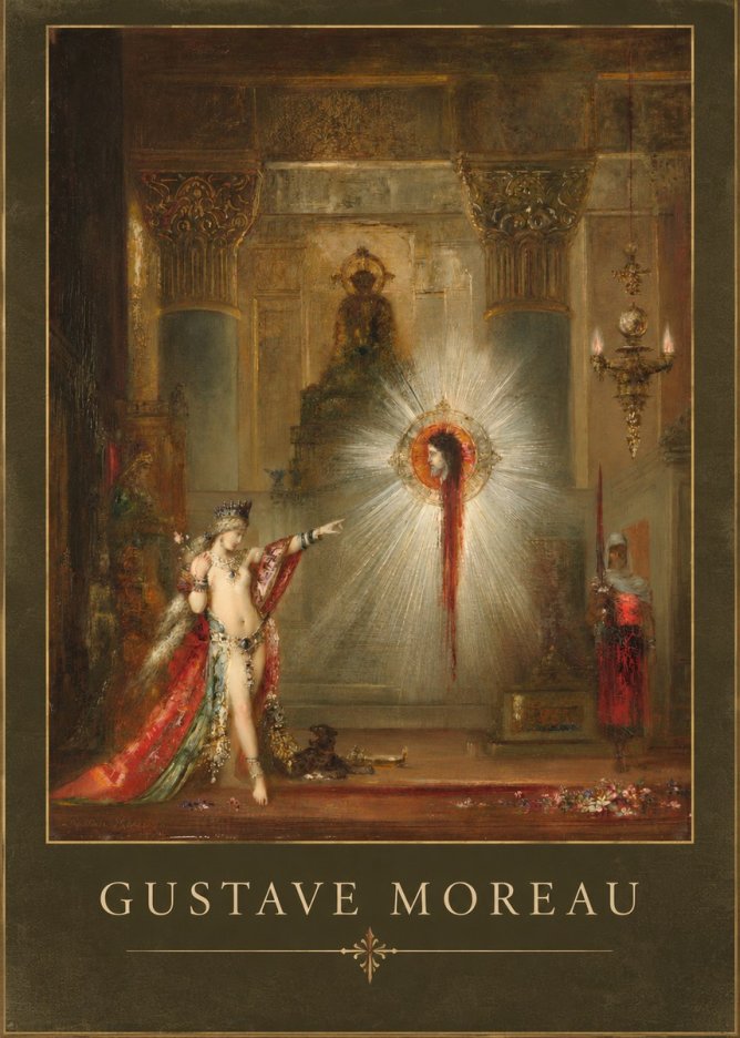 Gustave Moreau The Apparition II No2 - Affiche