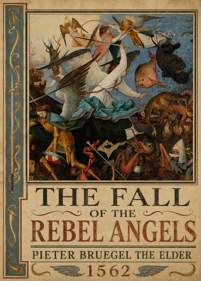 Pieter Bruegel The Fall of the Rebel Angels IV No2 - Affiche