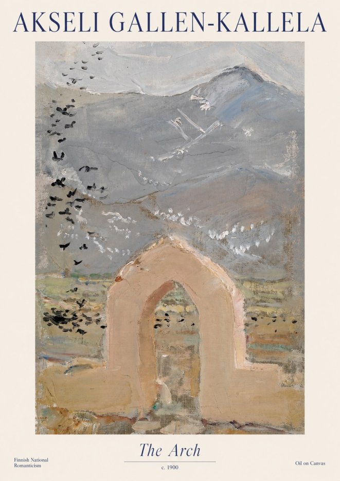Akseli Gallen-Kallela The Arch No1 - Affiche