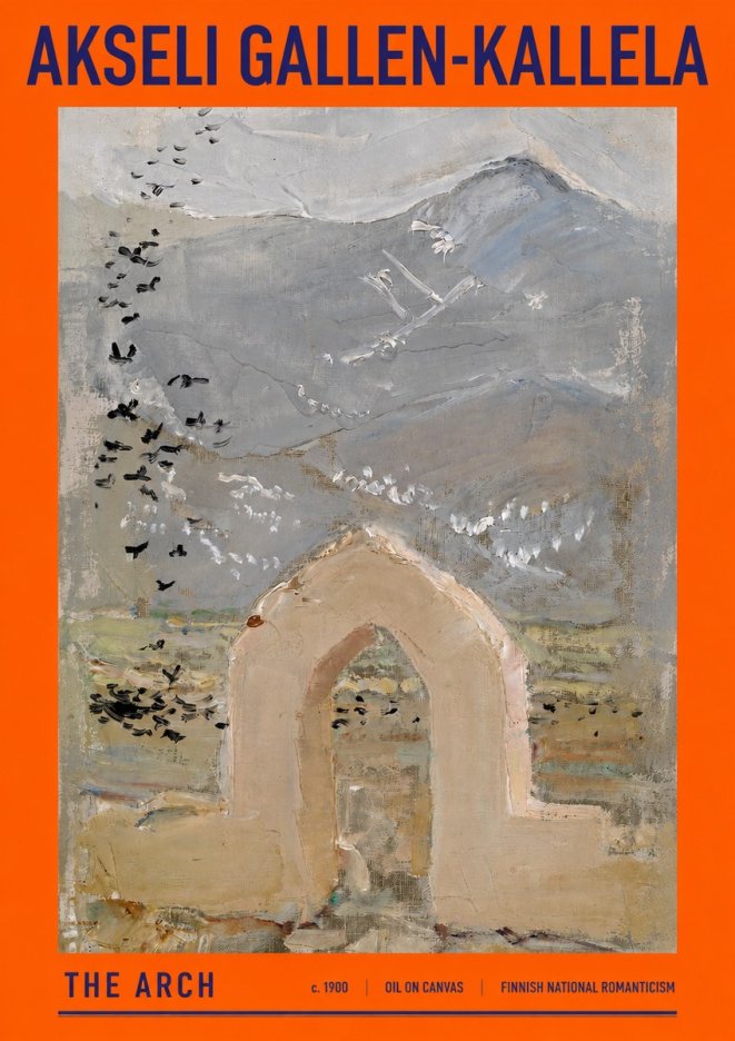 Akseli Gallen-Kallela The Arch No2 - Affiche