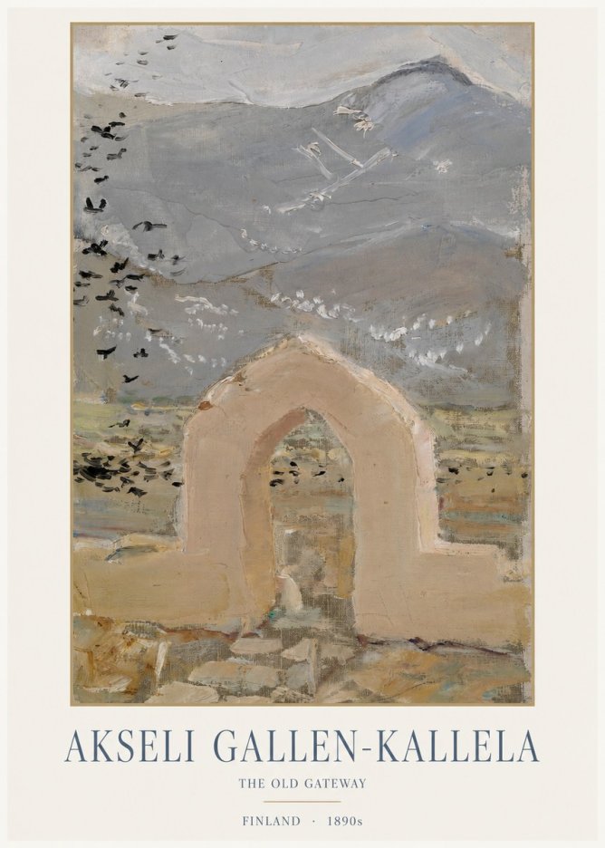 Akseli Gallen-Kallela The Arch No6 - Affiche