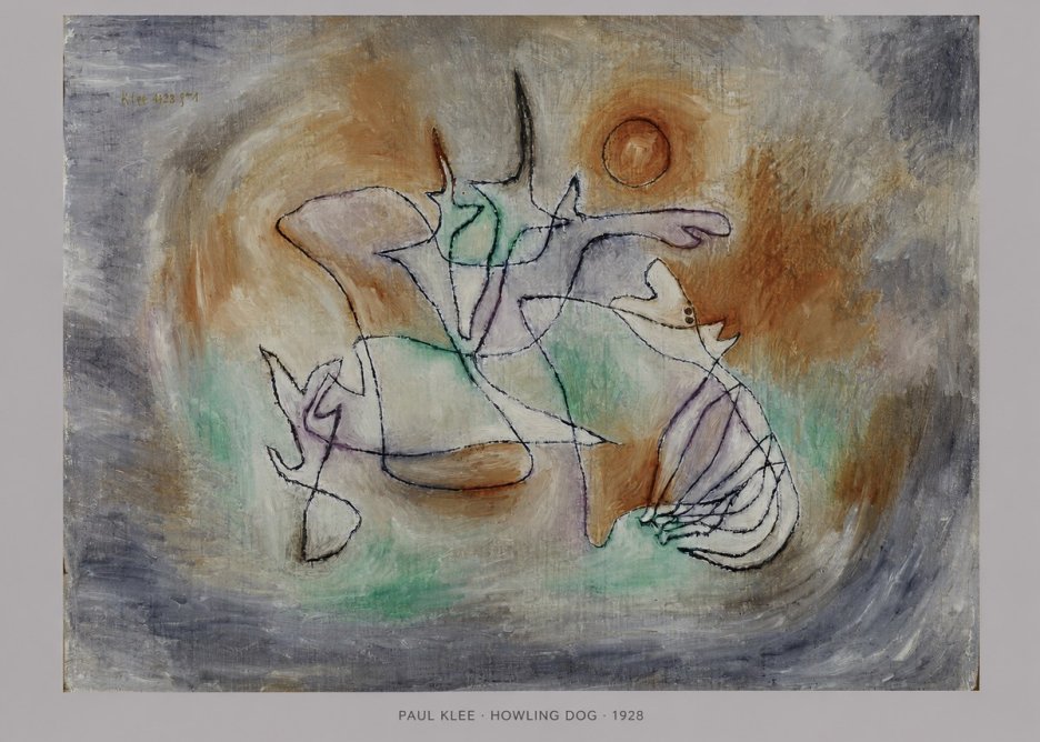 Paul Klee Howling Dog No5 - Affiche