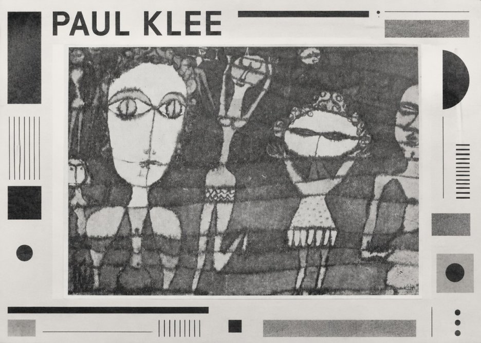 Paul Klee Specter of a Genius No3 - Affiche