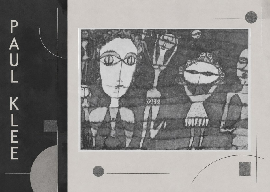 Paul Klee Specter of a Genius No4 - Affiche