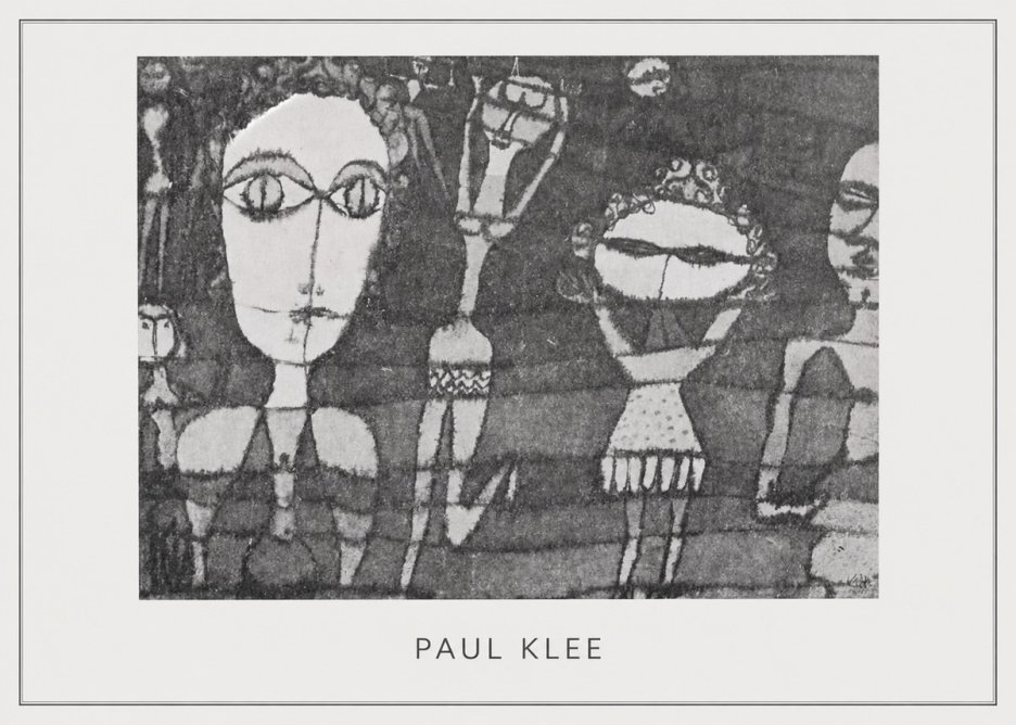 Paul Klee Specter of a Genius No5 - Affiche